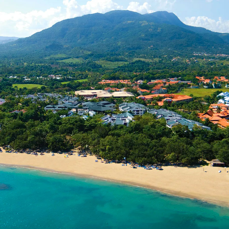 This is an aerial image of Sunscape Puerto Plata Dominican Republic