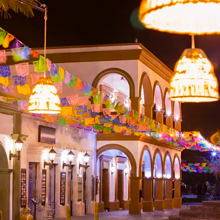 This is an image of a typical house in Los Cabos