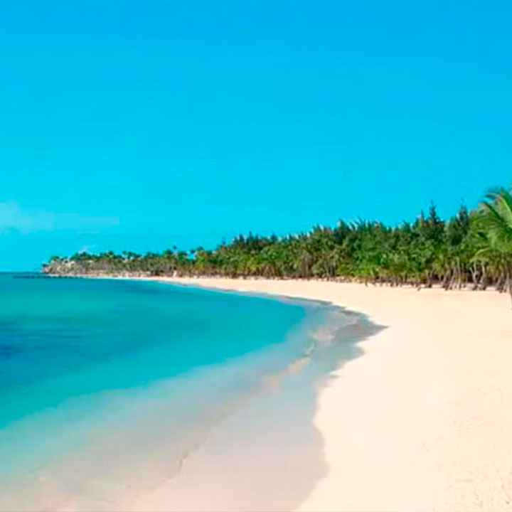 View of Cancun beach