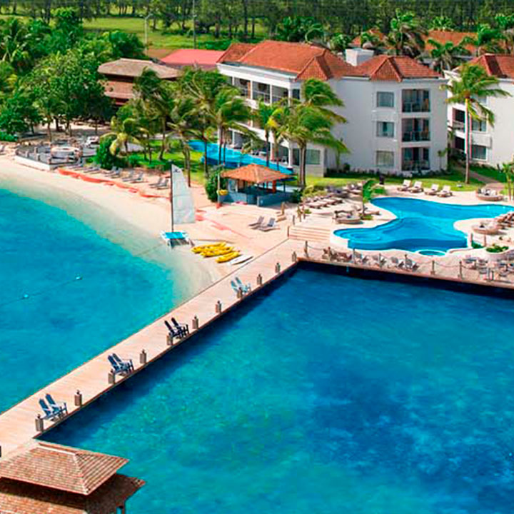This is an aerial image of the Zoëtry Montego Bay Jamaica